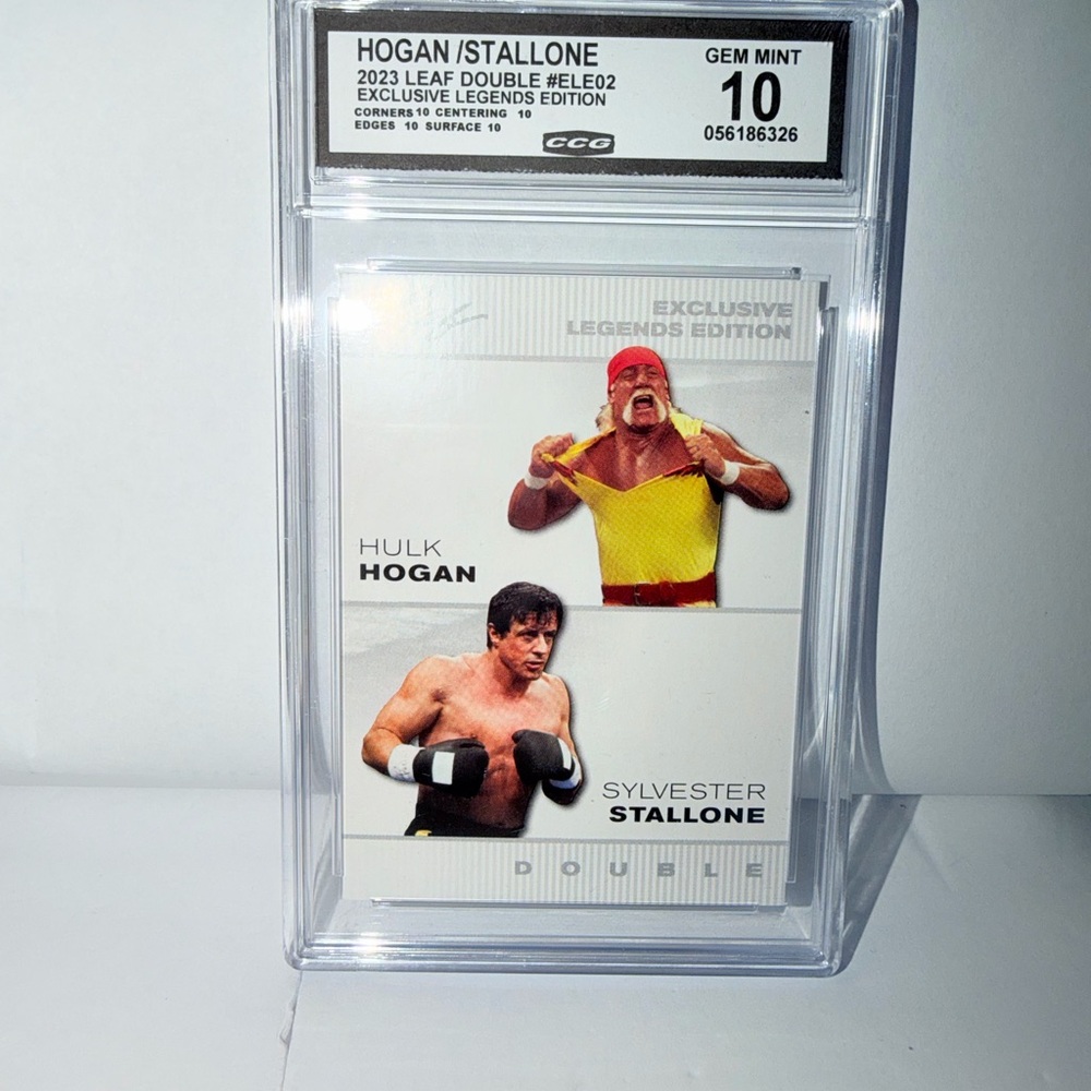 2023 Leaf Double Exclusive Legends Edition - Hulk Hogan & Sylvester Stallone